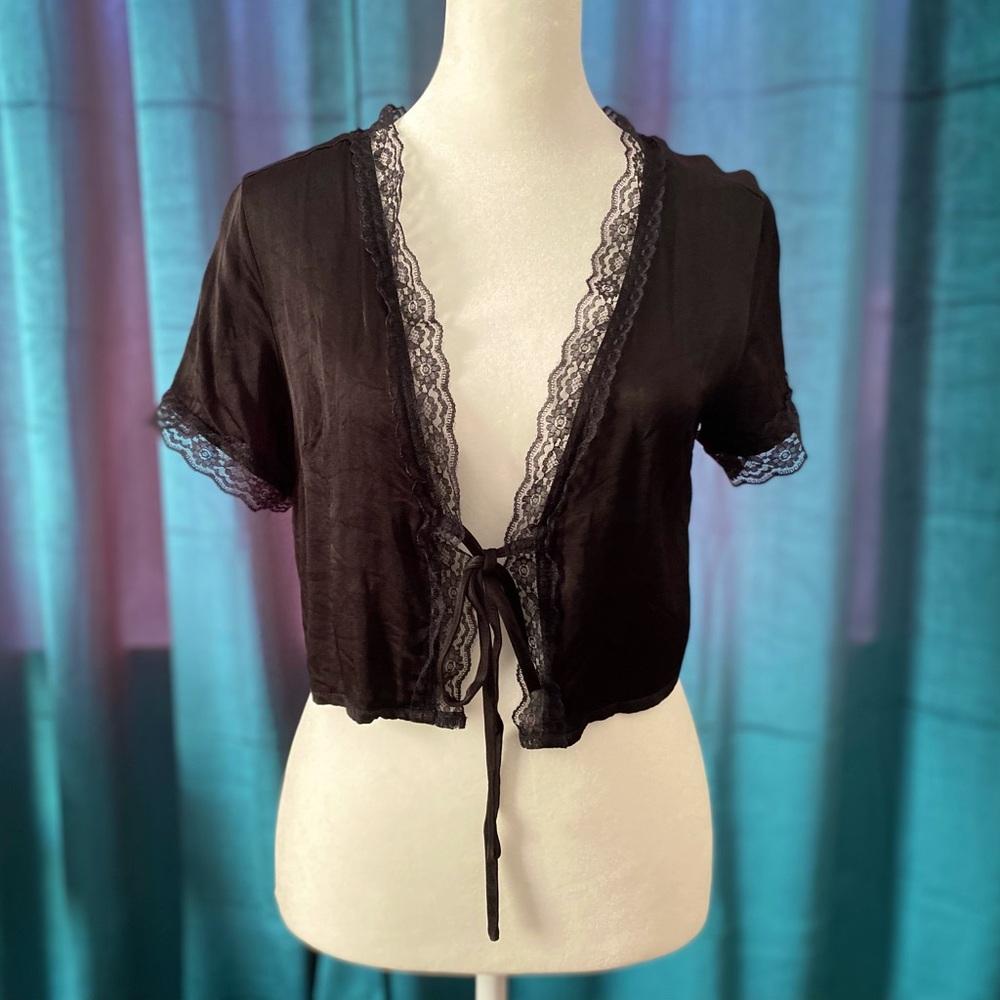 Vintage inspired Tie Up Top